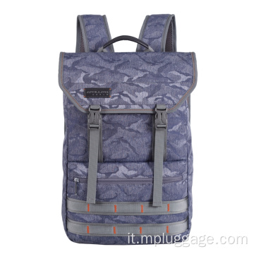 Custognizzazione del backpack per laptop casual a conchiglia camo